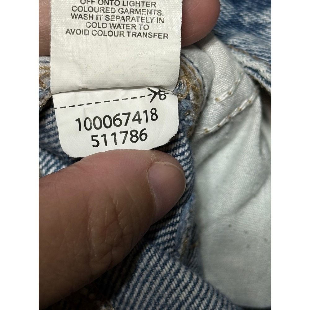 Garage Denim Jeans Women 0 Blue Street Wide Leg High Rise 100067418 - Picture 5 of 11